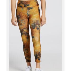 CALIA Women's Energize 7/8 Leggings NWT XS Topaz Watercolor Gorpcore Utility